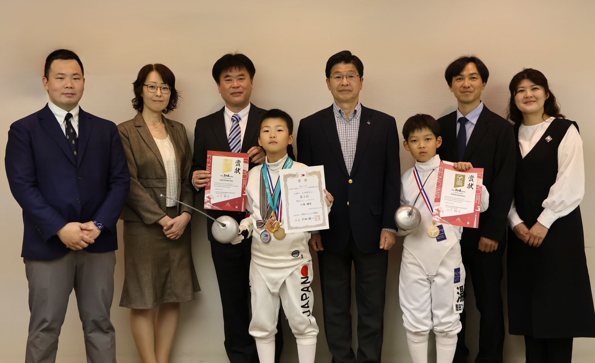 第1回東京国際フェンシング競技大会2025」3位入賞の小学5年生