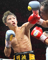 ＷＢＳＳ決勝戦でドネアとの壮絶な打ち合いを制し、優勝した井上尚弥