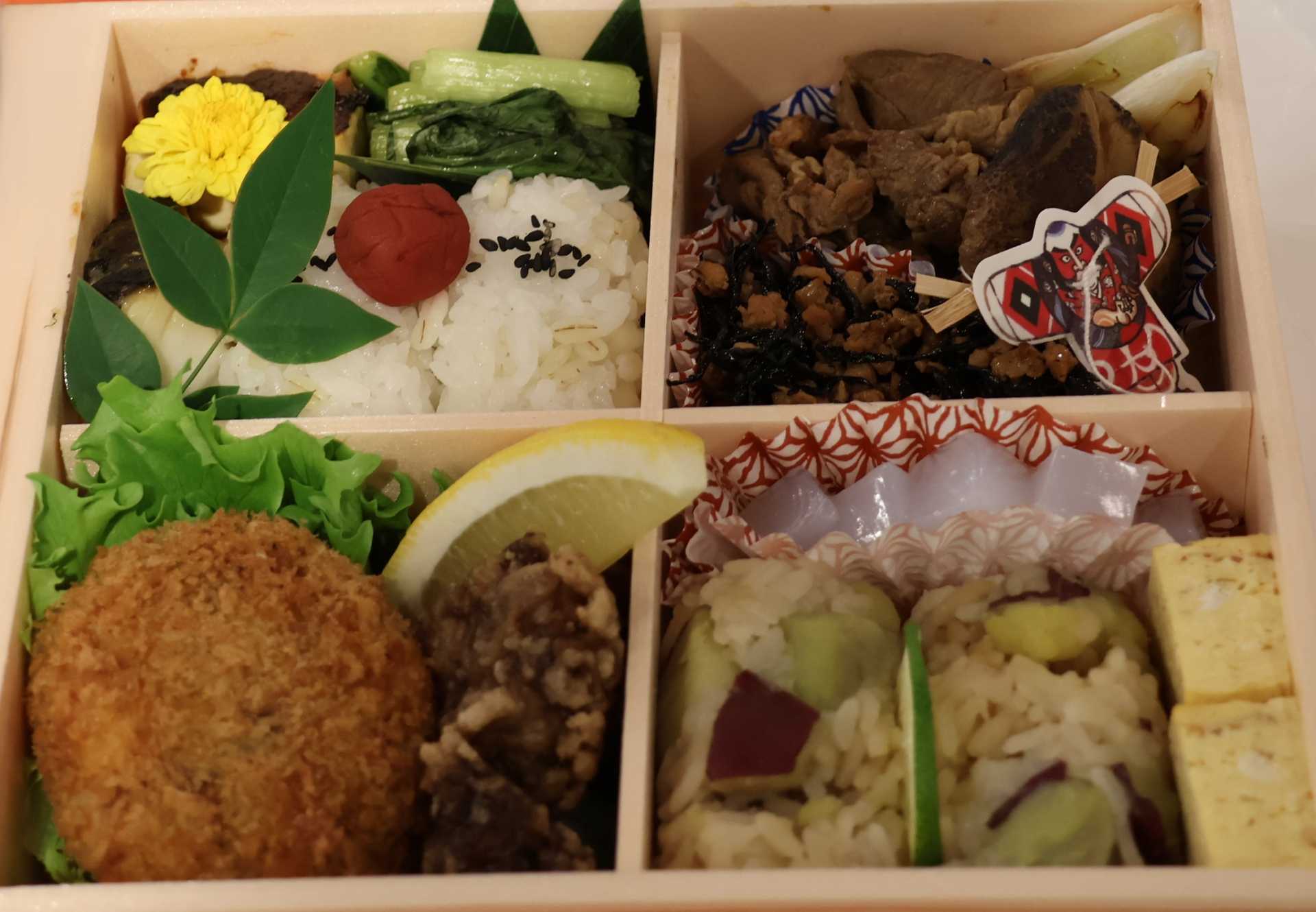 グランプリの「えどはくタイムトラベル幕の内弁当：江戸～令和」