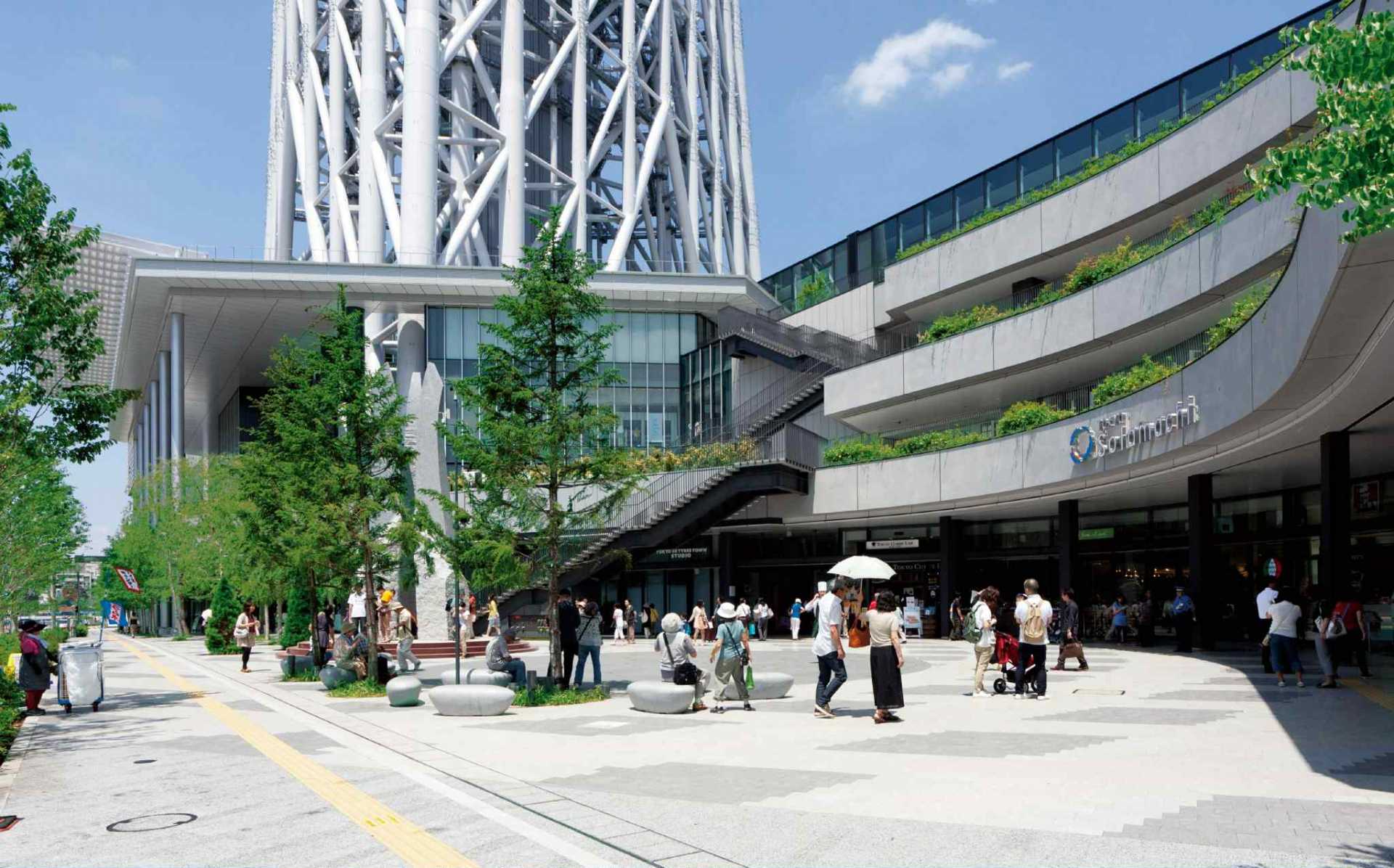 「ソラマチ湯ったりフェスタ」が開催される東京ソラマチ１階ソラマチひろば