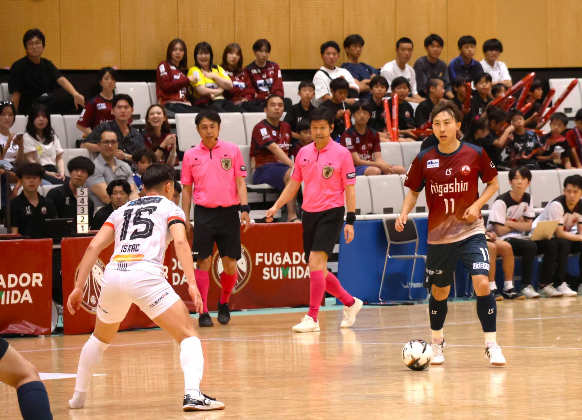 一時は勝ち越しゴールを決めた瀧澤太将